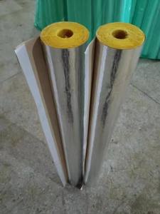 ISOKING isolamento termico tubo di lana di vetro coperto da foglio di alluminio isolante tubo <span class=keywords><strong>caldaia</strong></span> in fibra di vetro - Product Image 2