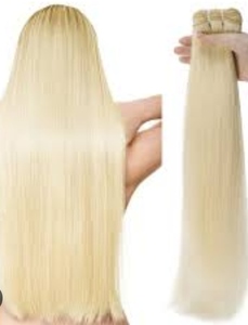 Bundles de cheveux raides naturels de haute qualité blond 613 extensions de cheveux humains - Product Image 6