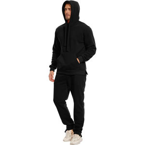 Ensemble de survêtement moderne respirant à séchage rapide 100% coton pour hommes de haute qualité-Couleurs personnalisables Logo surdimensionné Sport Casual Wear - Product Image 6