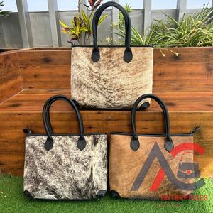 กระเป๋าหนังวัวแท้ขนาดใหญ่สำหรับผู้หญิง, กระเป๋าสะพายไหล่กระเป๋าถือเก็บขนได้มีสไตล์ - Product Image 1