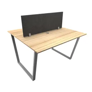 Double poste de travail de haute qualité parfait pour 2 personnes | mobilier de bureau moderne | bureau à domicile