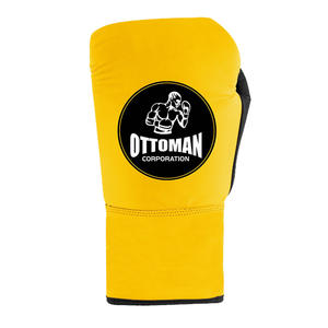 Gants de boxe faits à la main très vendus en cuir de vache véritable avec impression de logo personnalisé Gants de boxe pour adultes - Product Image 2