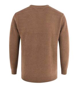 Pull-over de sport à col haut pour hommes, pull-over personnalisé en laine de coton vierge, respirant, uni, imprimé personnalisé, vente en gros, hiver - Product Image 3
