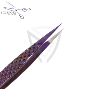 Hot Picks Logo Lash Applicator Pince à épiler Beige Extension de cils Pince à épiler Top Vente Acier inoxydable Durable - Product Image 6