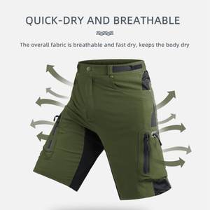 OEM ODM Fabricante personalizado impreso transpirable Motocross Racing Shorts Plus Size Sportswear al por mayor - Product Image 3