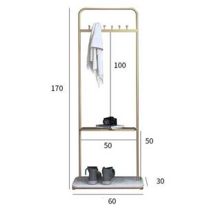 KPT68028 Modern Double Bathroom Towel Rack Iron and Steel Powder-Coated Frame with <b>Heater</b> for Home or Hotel - Product Image 5