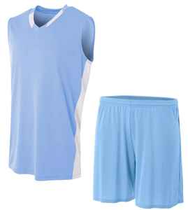 Ensembles de basket-ball pour hommes les plus vendus au Pakistan personnalisés avec leur propre logo et uniformes d'entraînement de basket-ball entièrement en sublimation - Product Image 2