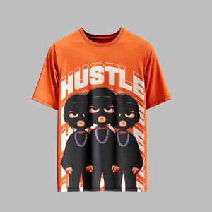 Nouveauté 2025 – T-shirts Homme Hip Hop Coupe Droite Manches Courtes Haute Qualité Tendance Actuelle 100% Coton Écologique Anti-Boulochage – Direct Usine - Product Image 4