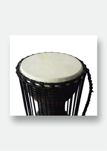 Professional Handmade African Djembe <b>Drum</b> with Sheepskin Head and Wood Construction by SOLOBEAT - Product Image 2