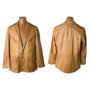 Abrigo Largo de Cuero Casual para Hombre, Mangas Elegantes, Diseño Moderno - Product Image 2