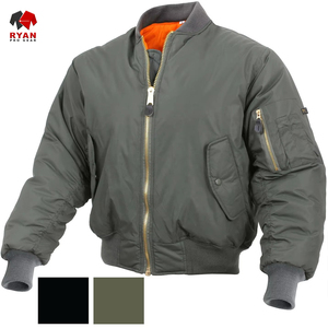 เสื้อแจ็กเก็ตบอมเบอร์แฟชั่นออกแบบได้ตามต้องการสีและขนาด - Product Image 1
