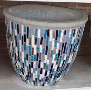 [Leo Nguyen Le] - Vente en gros de jardinières en ciment, pots à fleurs, jardinières GRC - Vases de jardin - Poteries d'extérieur - Hautes et décorées - Product Image 6