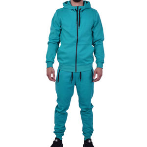 Conjunto de Sudadera con Capucha y Pantalones Deportivos de Felpa de Algodón Personalizados para Hombre, Ropa Deportiva Holgada, Trajes Deportivos Resistentes al Viento, Transpirables y Ligeros para Invierno - Product Image 1