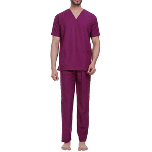 Precio bajo Hospital médico hombres Doctor Scrub trajes elásticos hombres usan uniformes de enfermería conjuntos para hombres - Product Image 1