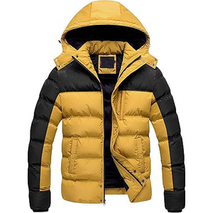 Chaqueta acolchada con capucha impermeable para hombre de estilo callejero de alta calidad invierno cálido transpirable de secado rápido personalizable de talla grande 5XL - Product Image 1
