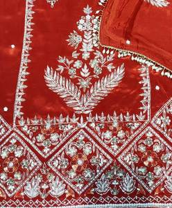 Designer moderne non cousu brodé à la main belle Premium Out Fit costumes indien mode avant style traditionnel - Product Image 3