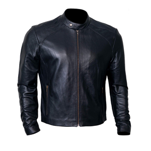 Nouvelle veste en cuir sur mesure pour hommes et vêtements de mode Veste en cuir personnalisée Vêtements pour hommes Slim Fit - Product Image 1