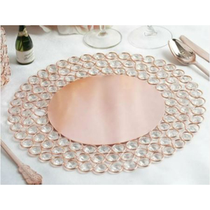 Assiette décorative au design de luxe pour la décoration de banquet de mariage, assiette en métal à un prix abordable - Product Image 3