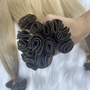 Extensiones de cabello humano de trama atadas a mano de lujo 2025, gran stock, cabello vietnamita de fábrica de Vietnam - Product Image 1