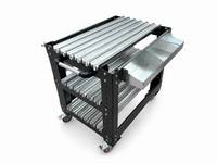 Armoire de rangement portable multi-usages robuste pour matrices de presse plieuse industrielle OEM Detay DT-110-02 avec étagère fixe pour outils