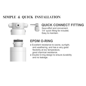 OEM/ODM Customized Logo Electric RO Purifier <b>Water</b> <b>Filter</b> <b>System</b> NSF Membrane Quick Change Household Use RV/Car Compatible HSU - Product Image 3