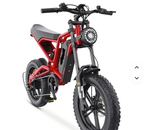 Bicicleta Eléctrica B6 2026 Recién Llegada, 1200W, 20 Pulgadas, Neumáticos Anchos, Batería de 720Wh, 48V 15AH - Product Image 3