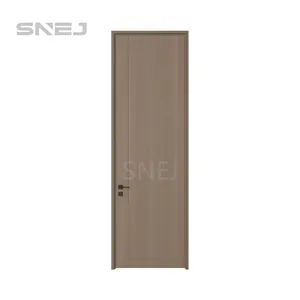 MDF HDF無垢材ドア内部正面玄関ドア木製両開きドアラウンドデザイン
