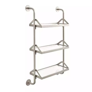 Classic Heavy Duty <b>Iron</b> <b>Wall</b> Hanging Shelve With Strong Build Perfect For Rustic Kitchens Farmhouse Interiors And Bedrooms - Product Image 3