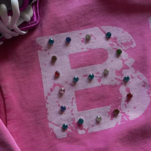 Sweat à capuche zippé effiloché avec perles et strass imprimés personnalisés et confortables pour hommes High Street Survêtement 100% coton pour hommes - Product Image 4