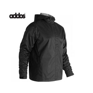 Chaqueta de lluvia personalizada al por mayor para hombre, chaqueta cortavientos de estilo caliente, chaqueta impermeable de poliéster con cremallera, técnica lavada transpirable - Product Image 1