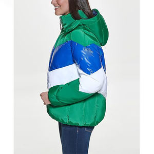 Veste matelassée tendance et luxueuse pour femmes, en peau de mouton de haute qualité, couleur personnalisée, respirante, imperméable, coupe-vent, épaisse - Product Image 3