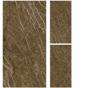 CARREAUX EN PORCELAINE ÉGLAISÉS HAUTE BRILLANCE DE QUALITÉ SUPÉRIEURE ROJO BROWN - Product Image 1