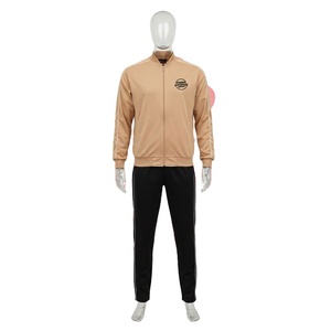 Ensemble de survêtement pour homme en marque propre, léger, en polyester et nylon, coupe-vent, deux pièces, jogging avec logo personnalisé - Product Image 1