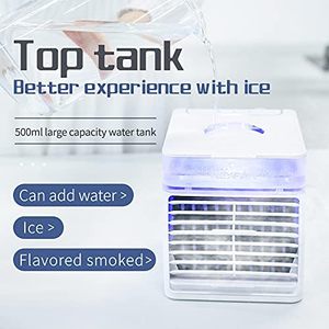 Ventilador de Aire Acondicionado Portátil Compacto Solo Frío, Diseño Eléctrico de Plástico, hasta 11,899 BTU/h para Espacios Pequeños - Product Image 2