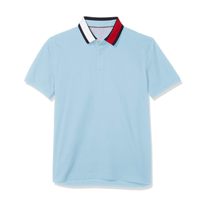 Polo personnalisé 100% coton pour homme |   Logo brodé OEM |   T-shirt grande taille anti-rides et anti-rétrécissement en gros - Product Image 5