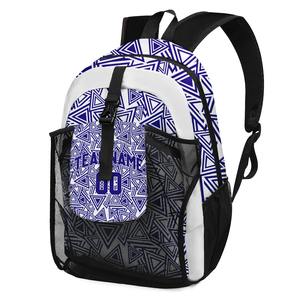 Sublimation Team <b>Backpack</b> Custom Logo Soft Foldable Zipper for School Sports Team Tournament Travel Durable Cordura SBP-0175 - Product Image 4