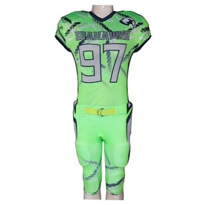 Uniforme de Fútbol Americano Transpirable y Fácil de Usar, Ropa de Equipo, Impresión por Sublimación, Manga Corta, Talla Grande, Servicio OEM - Product Image 1