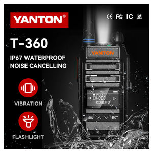 YANTON <span class=keywords><strong>T</strong></span>-360 Radio Professionale a Lunga Distanza 5Watt VHF UHF PMR <span class=keywords><strong>HT</strong></span> Walkie Talkie con Certificazione CE RoHS - Product Image 1