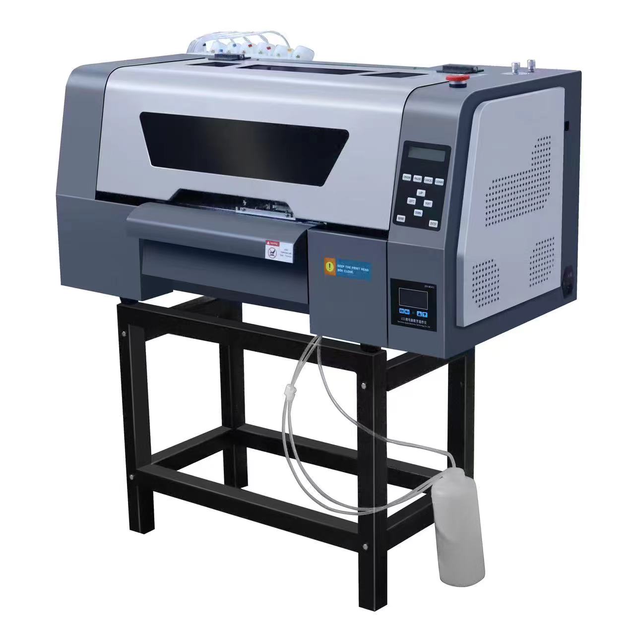 New A3 High-Speed Roll DTF Printer XP600 I1600 Automatic 300mm Print Dimension Tshirt Printing Pigment Ink 1 Year Warranty