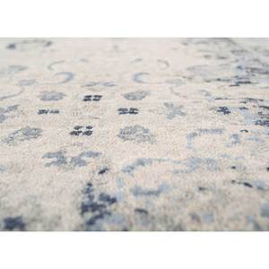 Alfombra Viscaya de Lana y Seda Anudada a Mano, Color Marfil, Modelo AKWS-1504, con Patrón Floral, para Sala de Estar, Dormitorio, Pasillo, Rectangular, Tipo Rompecabezas - Product Image 3