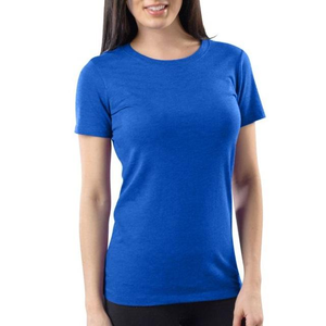 Camiseta de mujer Último mercado Estampado suelto Manga corta Moda Tallas grandes Camiseta de mujer Ropa de mujer Exportación de Pakistán - Product Image 5
