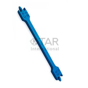 ตัวยึดสำหรับจัดฟันตัววัดความสูงตัวจัดฟันทำจากสเตนเลสสตีลเคลือบสีฟ้า - Product Image 1