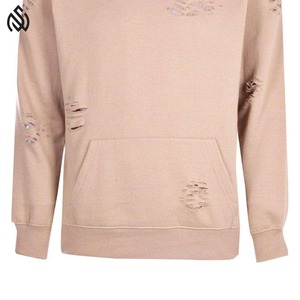 Sweats à capuche en détresse sur mesure de haute qualité avec logo Vêtements d'hiver premium Sweats à capuche en détresse - Product Image 3