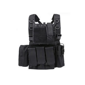 Nueva llegada de chaleco táctico personalizado sistema Molle portador de placa aparejo de pecho para al aire libre hecho de nailon material sólido - Product Image 4