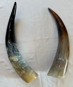 Luxury Drinking Horn With Carved Work for Beer Wine Water Ox/Buffalo Polished Horn Agate for Home Wedding Party From India - Product Image 3