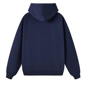Vente en gros de sweats à capuche unisexes en coton 100% de haute qualité, poids lourd, coupe classique, 300 g/m², pour l'hiver, taille américaine, couleur noire - Product Image 2
