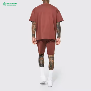 Camisetas Casuales Vintage de Manga Corta para Hombre, Tallas Grandes, Ecológicas, Antiarrugas, Transpirables, de Algodón Grueso, Corte Holgado - Product Image 5