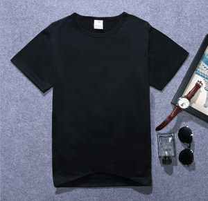 T-shirt uni de haute qualité vierge pour hommes T-shirt avec logo personnalisé en gros T-shirt pour hommes - Product Image 4