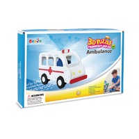Rompecabezas 3D de Ambulancia Bebox de EVA, Menos de 50 Piezas, Juguete Educativo DIY para Niños de 5 a 7 Años