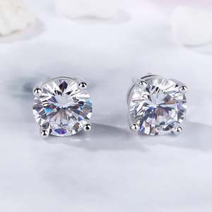 Boucles d'oreilles clous Jeulia Vintage en opale et diamant en forme de cœur en or 18 carats - Product Image 6